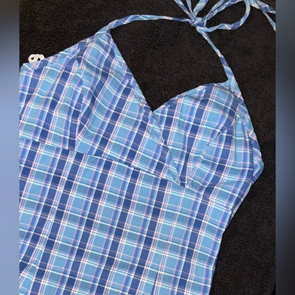 Vintage Plaid Cami Dress
